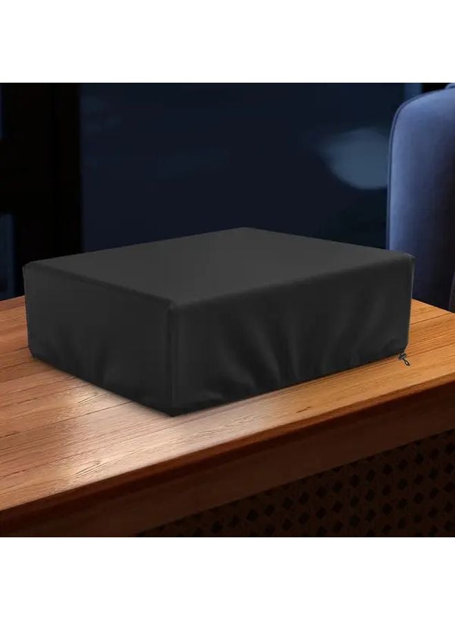 Universal Turntable Dust Cover Black 18x15x5 5in For Vinyl Record Player Storage - Image 5